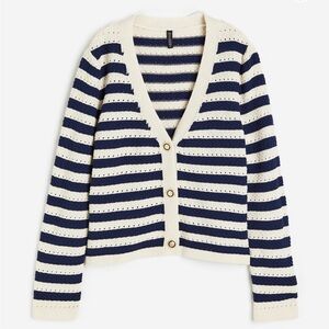H&M Pointelle Knit Cardigan